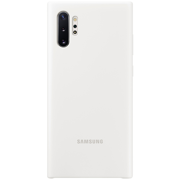 фото Чехол samsung silicone cover для note 10+, white