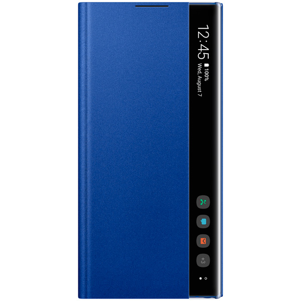 Чехол Samsung Clear View Cover для Note 10+, Blue