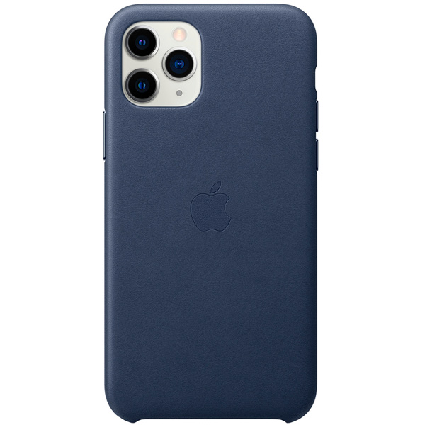 фото Чехол apple iphone 11 pro leather case midnight blue