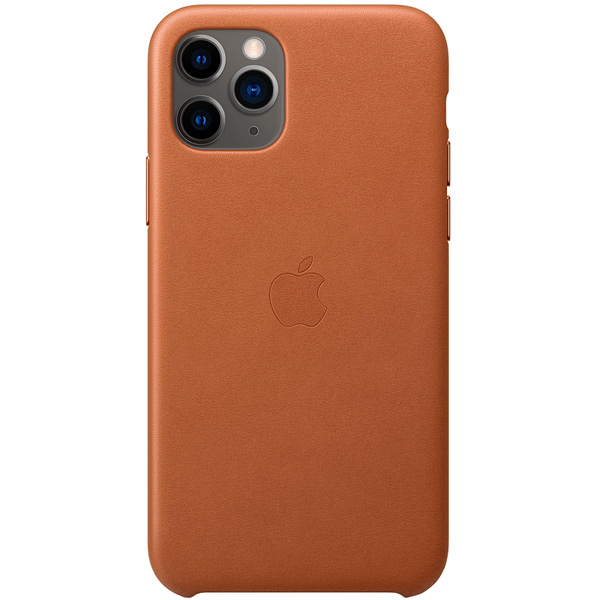 фото Чехол apple iphone 11 pro leather case saddle brown