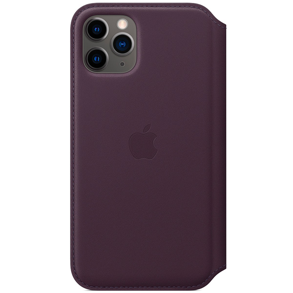 фото Чехол apple iphone 11 pro leather folio aubergine