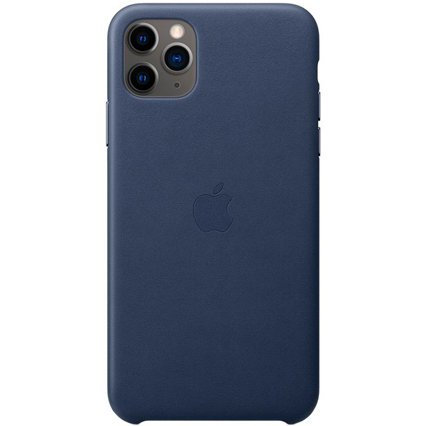 фото Чехол apple iphone 11 pro max leather case midnight blue