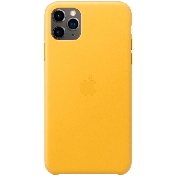 фото Чехол apple iphone 11 pro max leather case meyer lemon