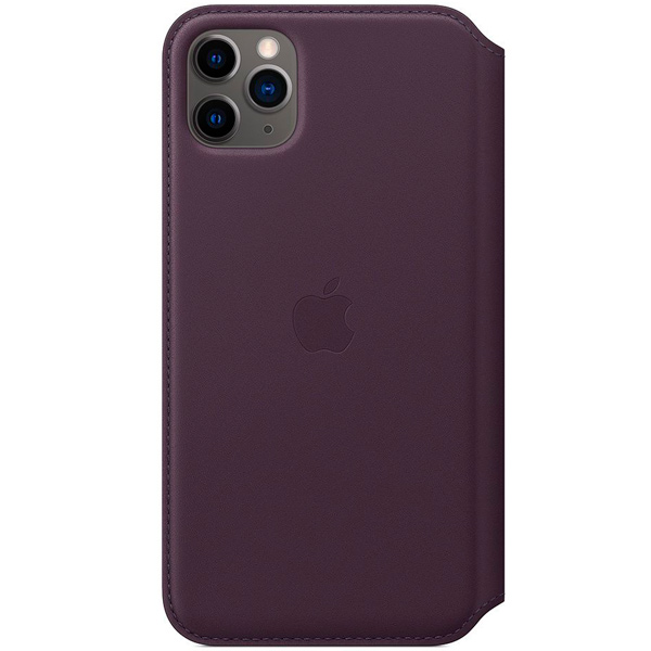 фото Чехол apple iphone 11 pro max leather folio aubergine