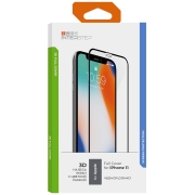 Изображение товара Защитное стекло InterStep 3D для iPhone 11/Xr черная рамка