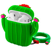 Изображение товара Чехол для AirPods InterStep с кольцом КАКТУС