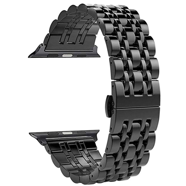 InterStep SOLID для Apple Watch 42mm&44mm, сталь, чёрный
