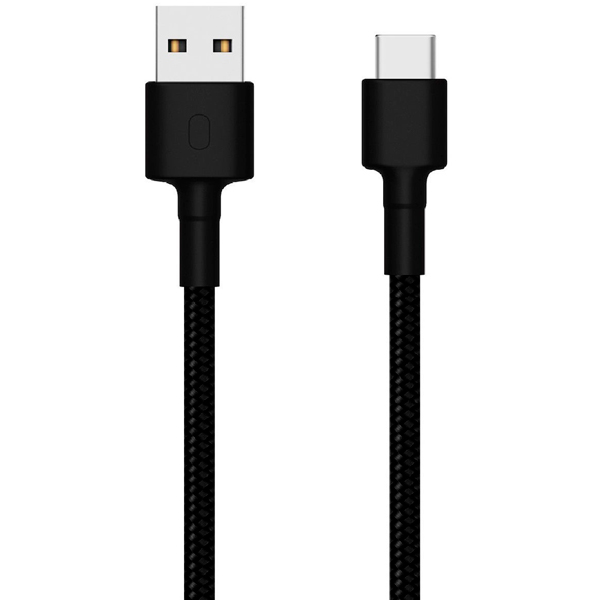 фото Кабель usb type-c xiaomi mi braided usb/type-c 1м black