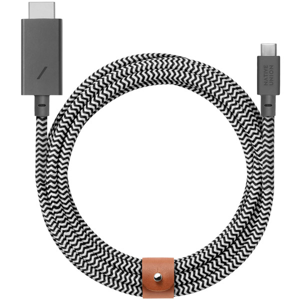 Native Union 3 м USB-C - HDMI Zebra (BELT-C-HDMI-ZEB-3)