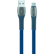 Изображение товара Кабель для сотового телефона RIVACASE microUSB/USB2.0 1,2м Blue (PS6100 BL12)