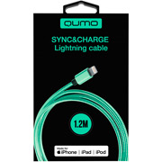 Изображение товара Кабель Qumo 1.2 м MFI USB-Apple 8 pin зеленый