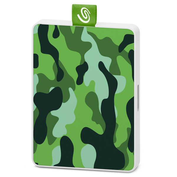 фото Внешний диск ssd seagate 500gb one touch ssd camo green (stje500407)