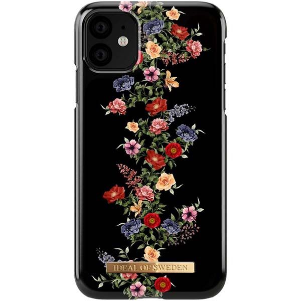 фото Чехол ideal of sweden iphone 11 dark floral