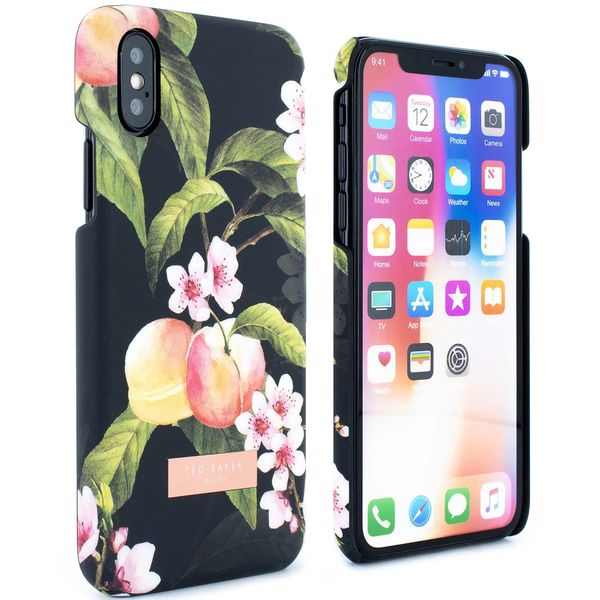 Изображение товара Чехол Ted Baker iPhone Х LACET Peach Blossom Black
