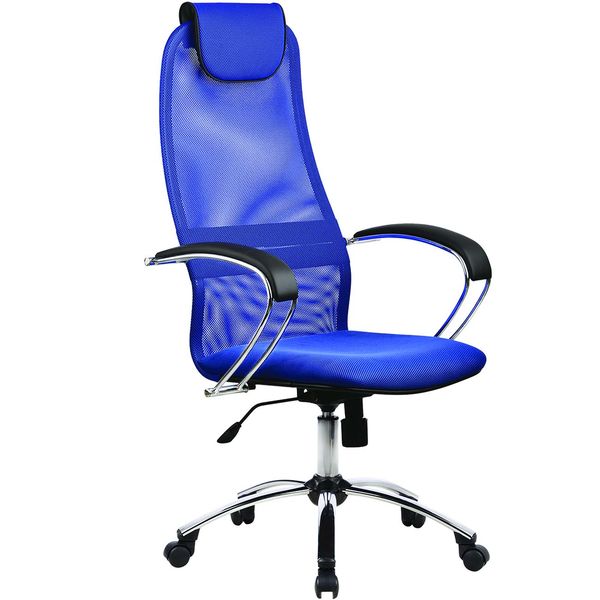 фото Кресло компьютерное метта bk-8ch blue (531512)