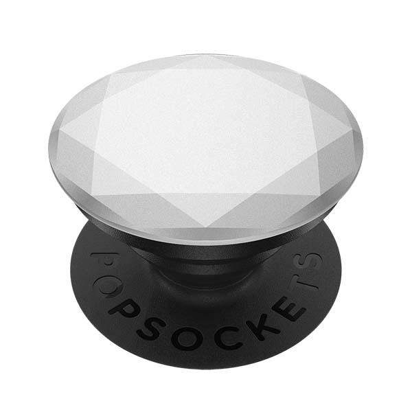 фото Кольцо-держатель для телефона popsockets silver metallic diamond (101453)