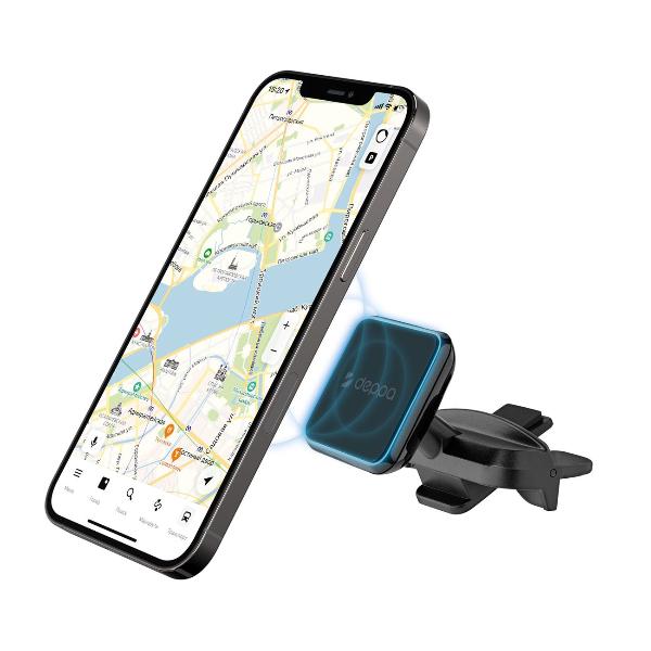 Изображение товара Автомобильный держатель для смартфонов Deppa Mage CD mini черный (55162)