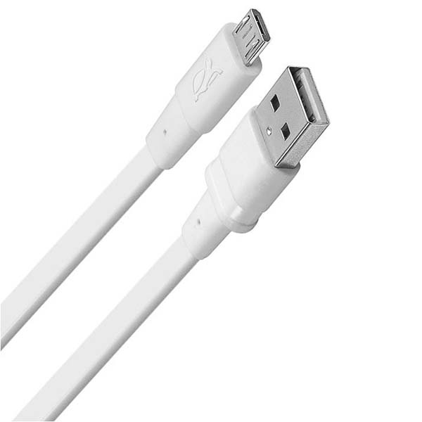 фото Кабель для сотового телефона rivacase microusb 1,2м white