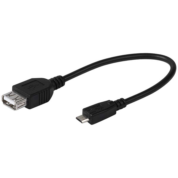 фото Разветвитель для компьютера vivanco usb мама/microusb папа otg 0,15м (45298)