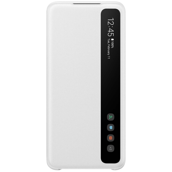 фото Чехол samsung smart clear view cover для galaxy s20, white