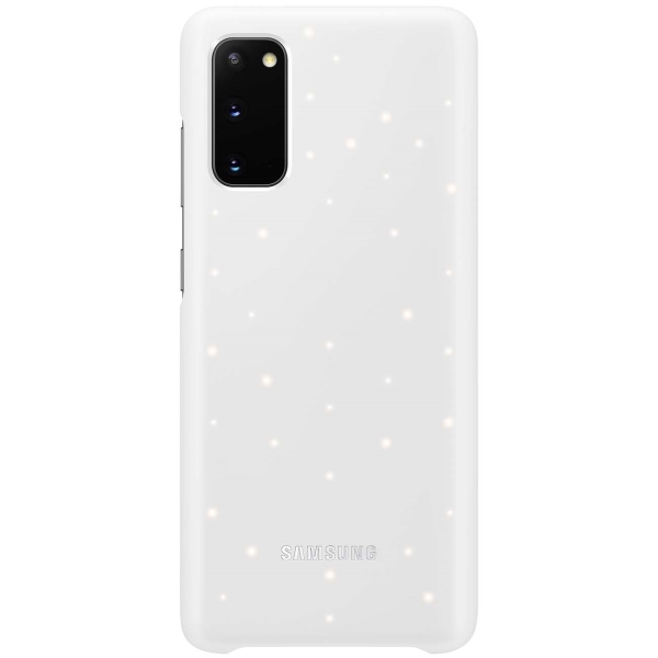 фото Чехол samsung smart led cover для galaxy s20, white