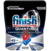 Изображение товара Капсулы для посудомоечной машины Finish Quantum Ultimate 45 шт(дойпак)