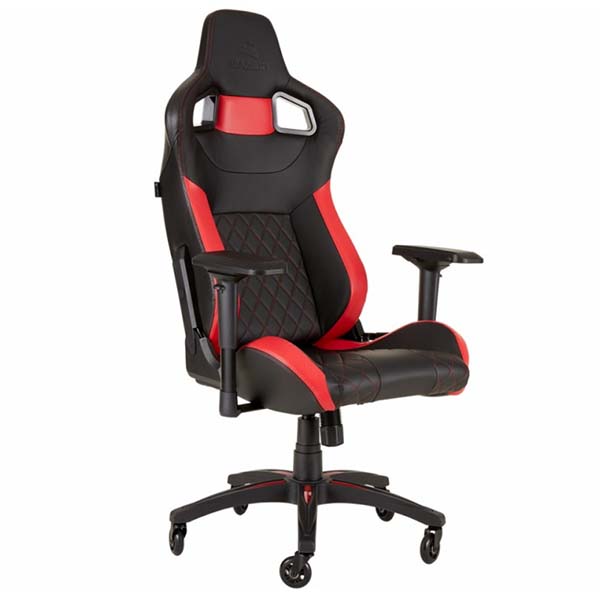 фото Кресло компьютерное игровое corsair gamingt1 race 2018 black/red (cf-9010013-ww)