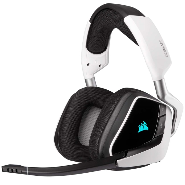 фото Игровые наушники corsair rgb elite wireless white (ca-9011202-eu)