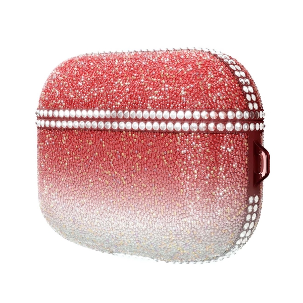 Изображение товара Чехол Red Line для кейса AirPods Pro со стразами розовый