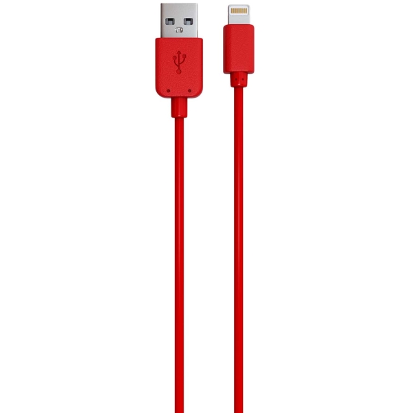 фото Кабель для ipod, iphone, ipad red line usb - 8-pin красный