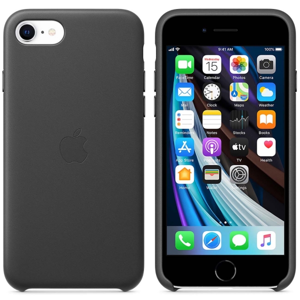 Изображение товара Чехол Apple iPhone SE 2020/7/8 Leather Case Black