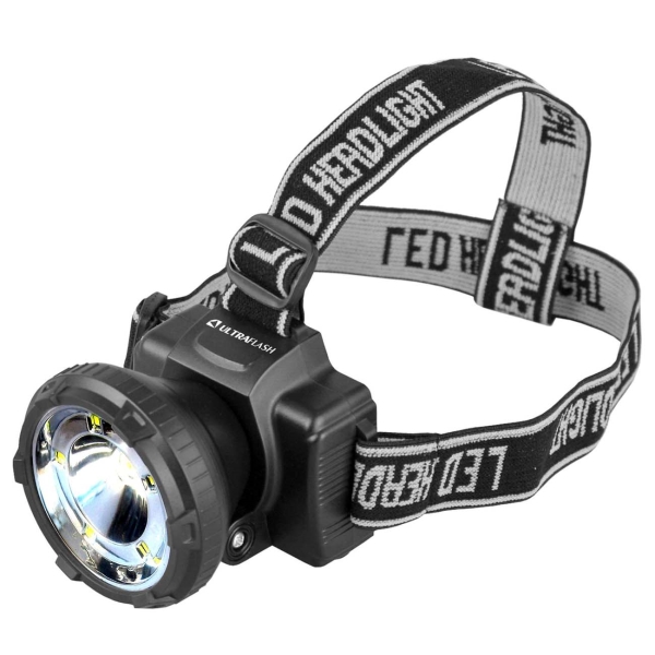 фото Фонарь бытовой ultraflash led5367 налобный черный