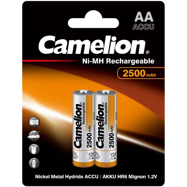 фото Аккумулятор camelion aa 2500mah ni-mh bl-2