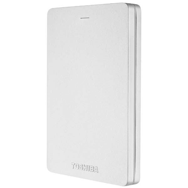 фото Внешний жесткий диск 2.5" toshiba 1tb canvio alu silver (hdth310es3ab)