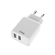 Изображение товара Сетевое зарядное устройство TFN Rapid+ 2xUSB 2.4A White (TFN-WCRPD12W2UWH)