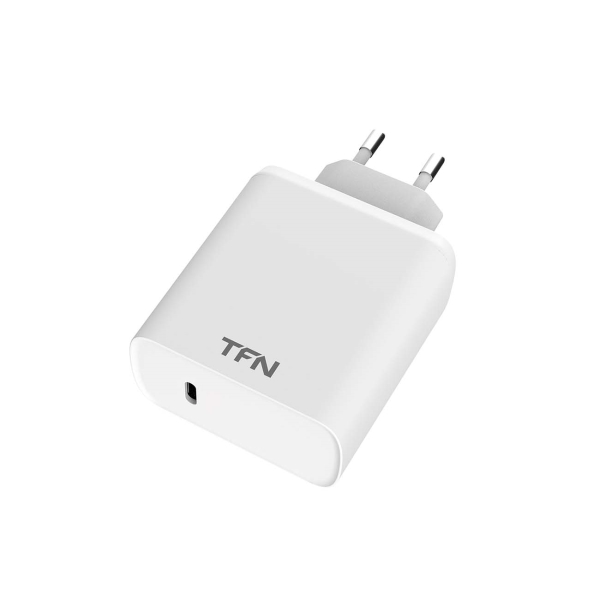 фото Сетевое зарядное устройство tfn rapid+ usb-c pd3.0 30w, white