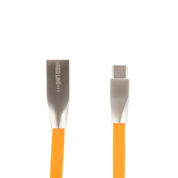 фото Кабель для смартфона red line smart high speed usb-a/c, orange (ут000011564)