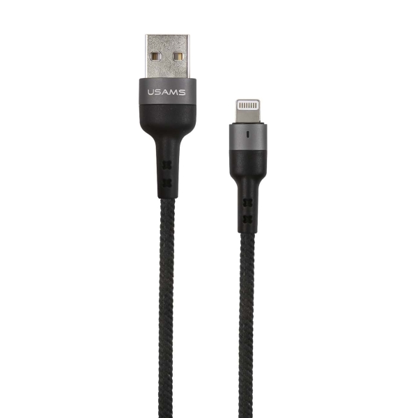 фото Кабель для смартфона usams u26 usb-a/lightning, black (ут000020263)