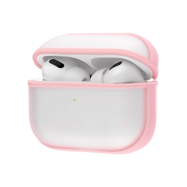 фото Чехол для футляра airpods interstep muddy view, pink