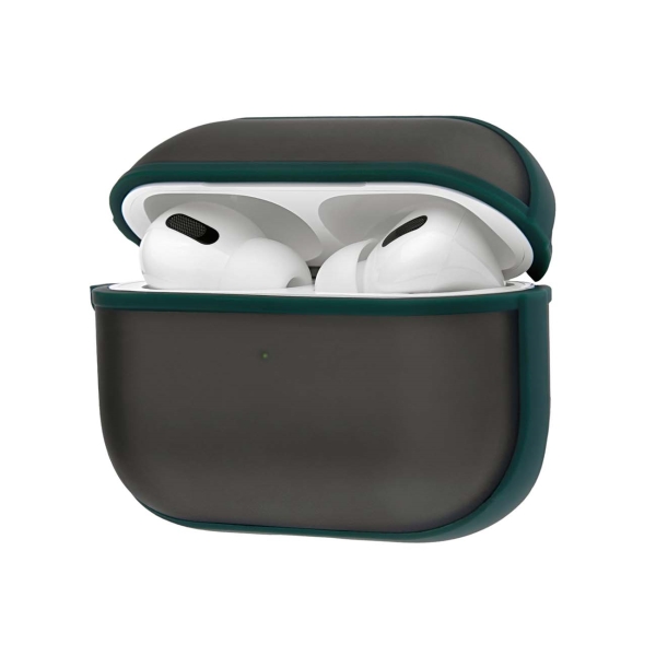 фото Чехол для футляра airpods interstep muddy view, green