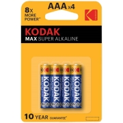 Изображение товара Батарея Kodak MAX LR03 4шт. (30952812)