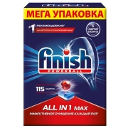 Изображение товара Таблетки для посудомоечной машины Finish All-In-1 Max 115 шт