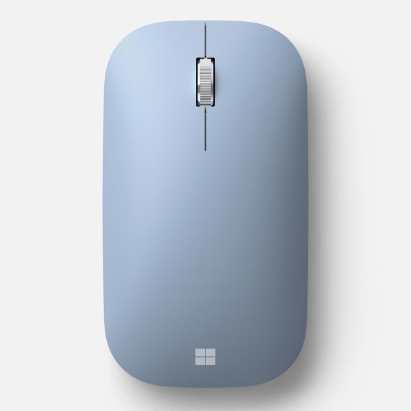 фото Мышь беспроводная microsoft modern mobile pastel blue (ktf-00039)