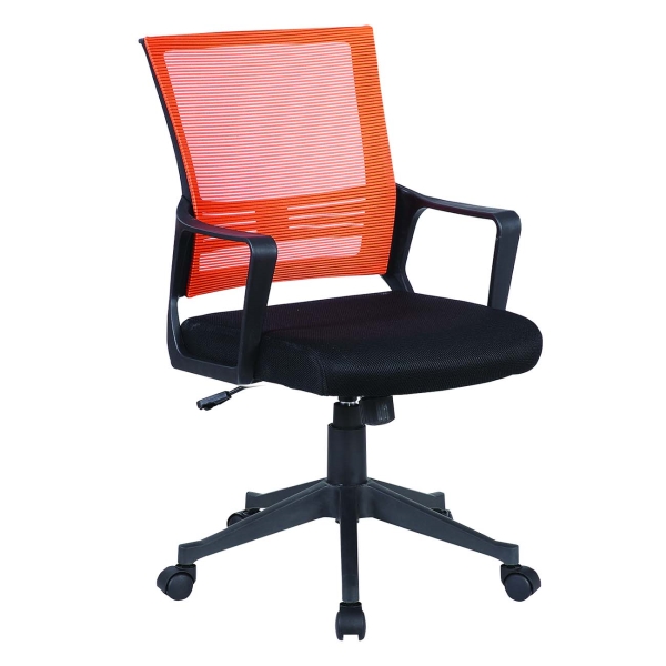 фото Кресло компьютерное brabix balance mg-320 black/orange (531832)