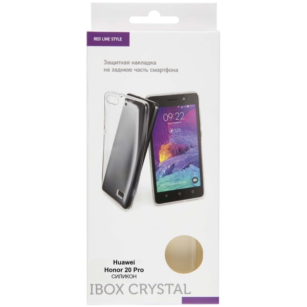 Изображение товара Чехол Red Line iBox Crystal для Honor 20 Pro, Transparent