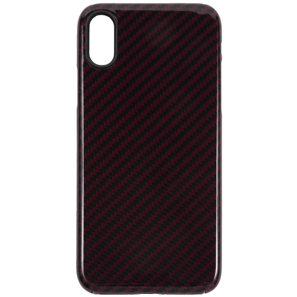 фото Чехол barn&hollis carbon для iphone xr high gloss red