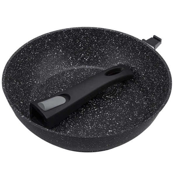 Изображение товара Сковорода (кованый алюминий) Resto 28 см высота 7,7 см (93042)