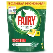 Изображение товара Капсулы для посудомоечной машины Fairy All-In-One Лимон 48 шт