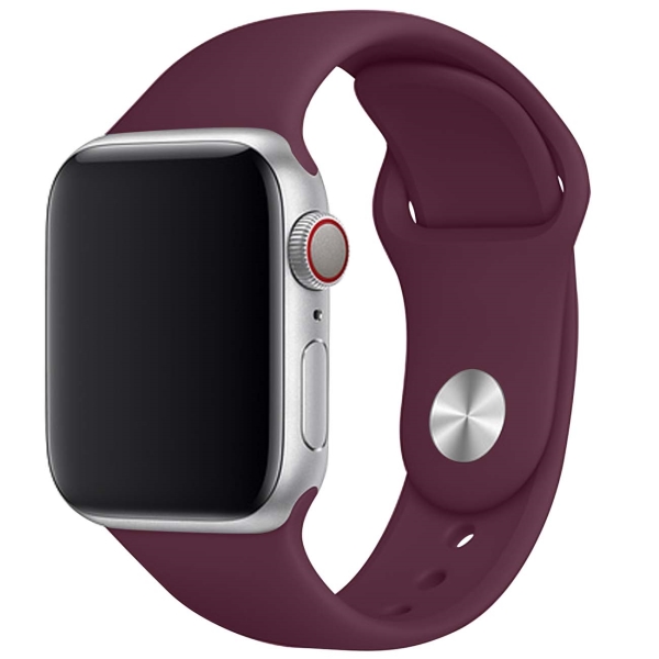TFN для Apple Watch 42/44мм Silicone винный красный