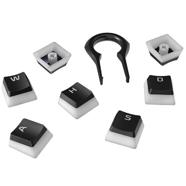 HyperX Pudding Keycaps Full Key Set (HKCPXA-BK-RU/G)